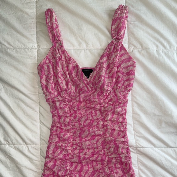 Express Pink Y2K Style Ring Linked Top - Picture 4 of 5